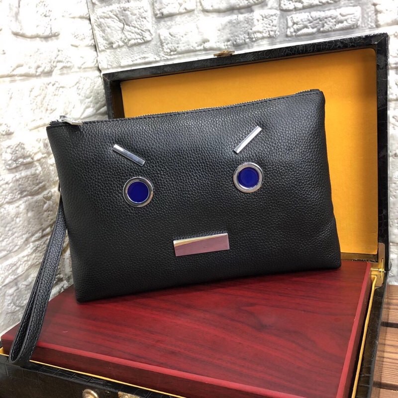 Double Eye Men's Wallet Handbag Size 28*19*3 cm