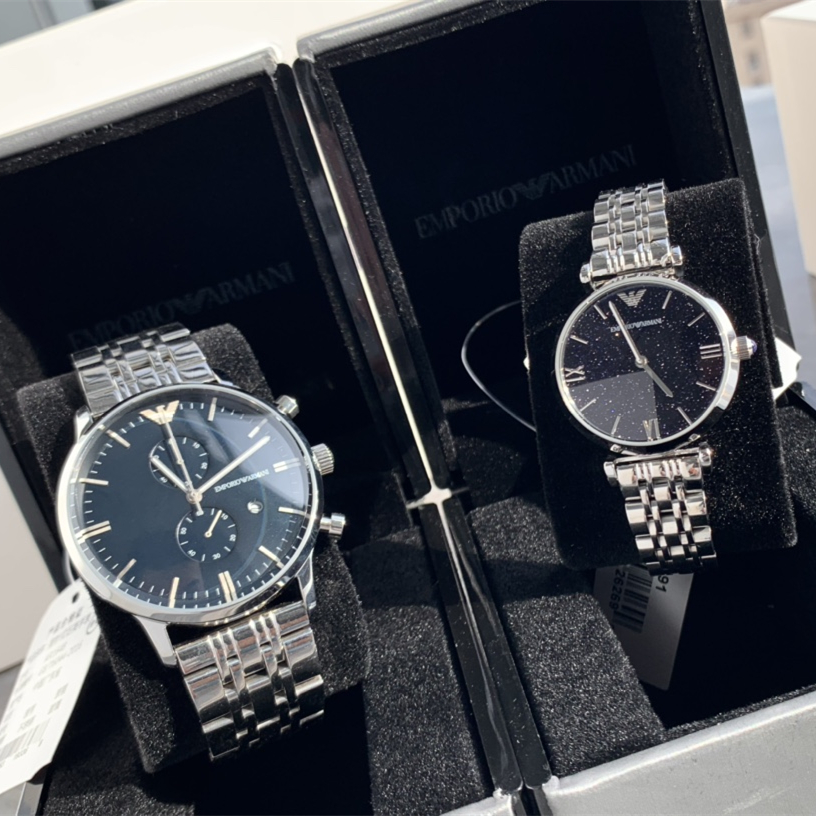 quartz watch, Couple's Watches mineral glass crystal ,Life water resistant to 30 meters