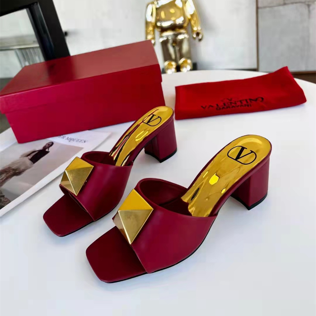 2022 New Sandals Heel Women's Shoes ,6 Colors ,Size:EU35-EU41