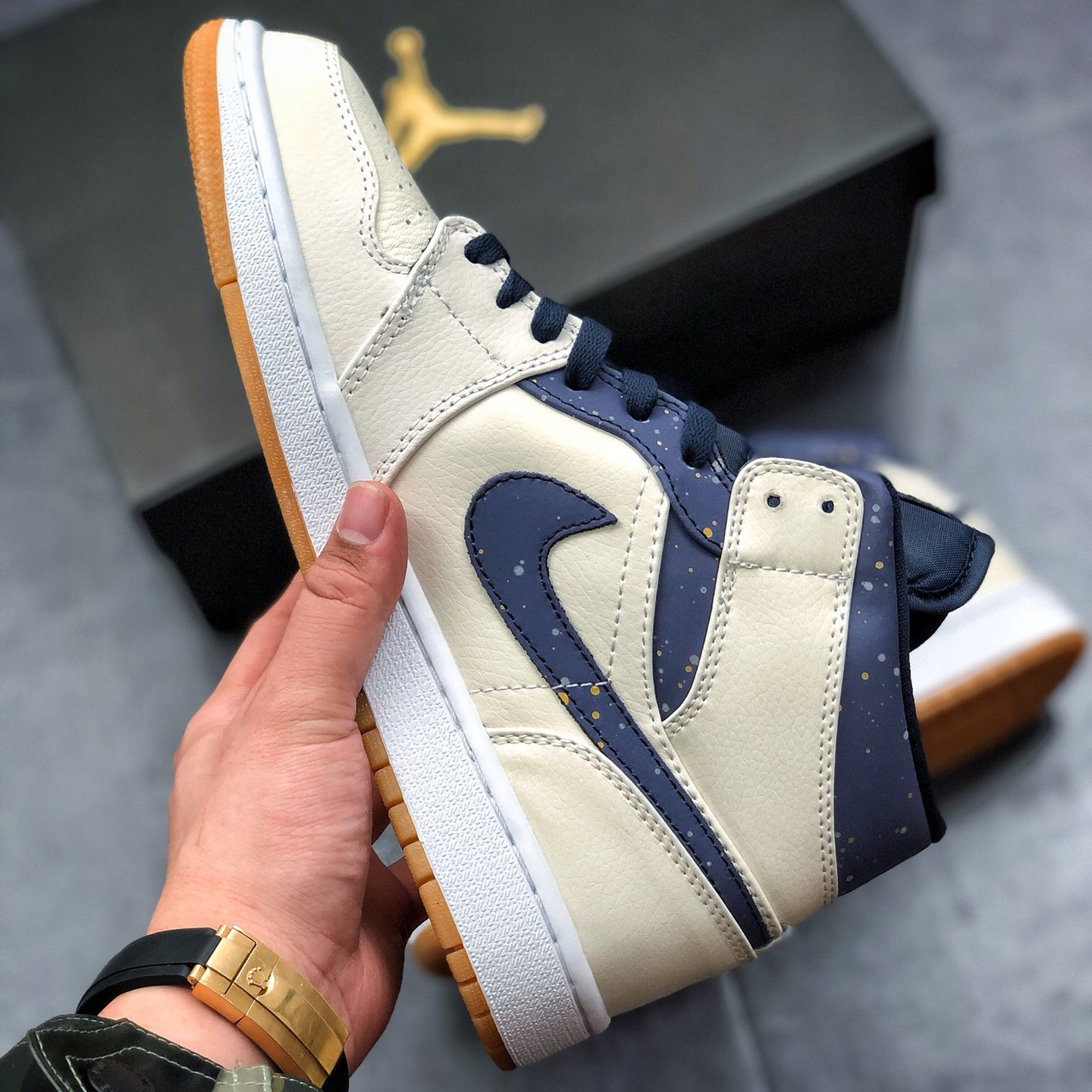 Air Jordan 1 Mid Leisure Board Shoes EU36-EU47.5/ US4-US13