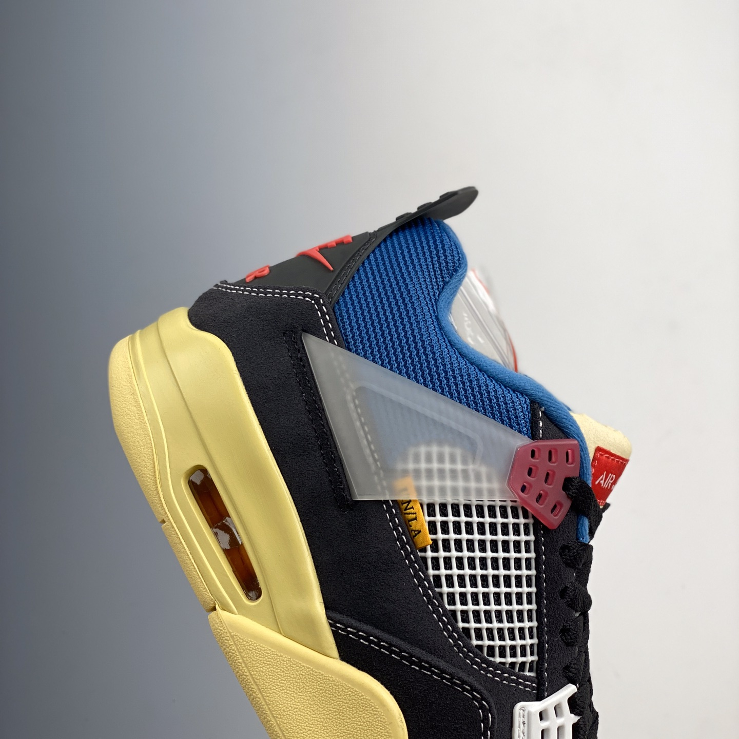 Union LA x Air Jordan 4 Retro Off Noir Basketball Shoes Size:EU38.5-EU47