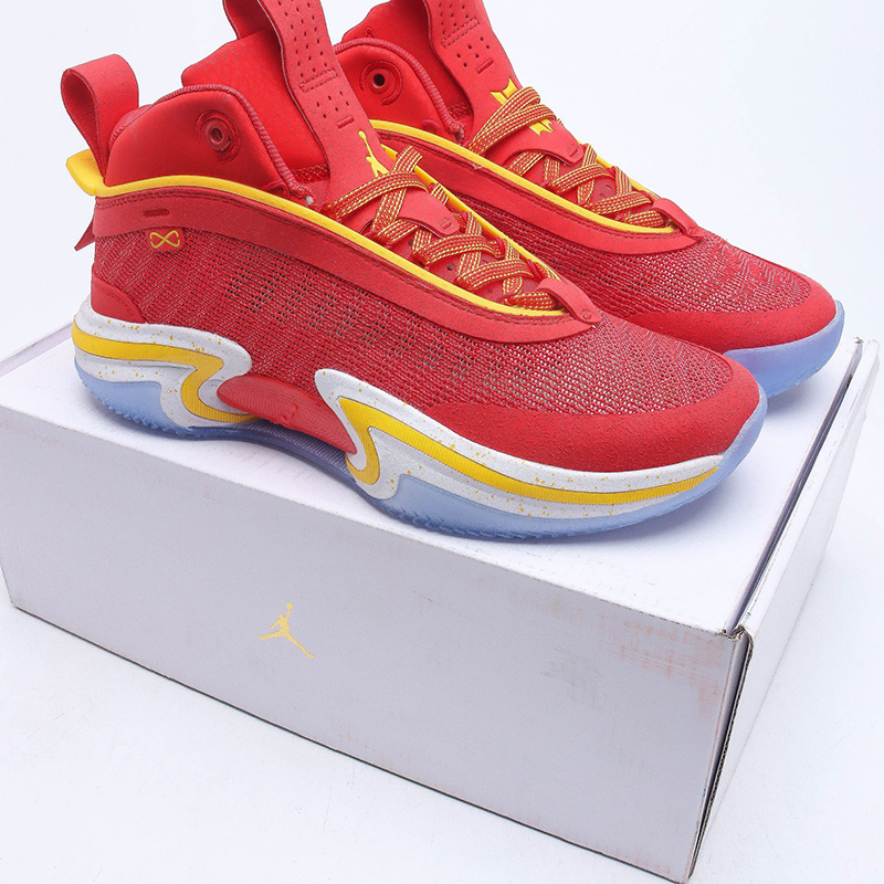 air jordan xxxvi pf cr white gold Sport casual shoes Size:EU40-EU46