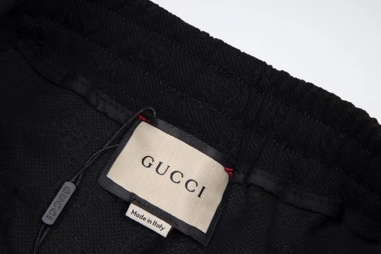 2022ss Men's Black Shorts