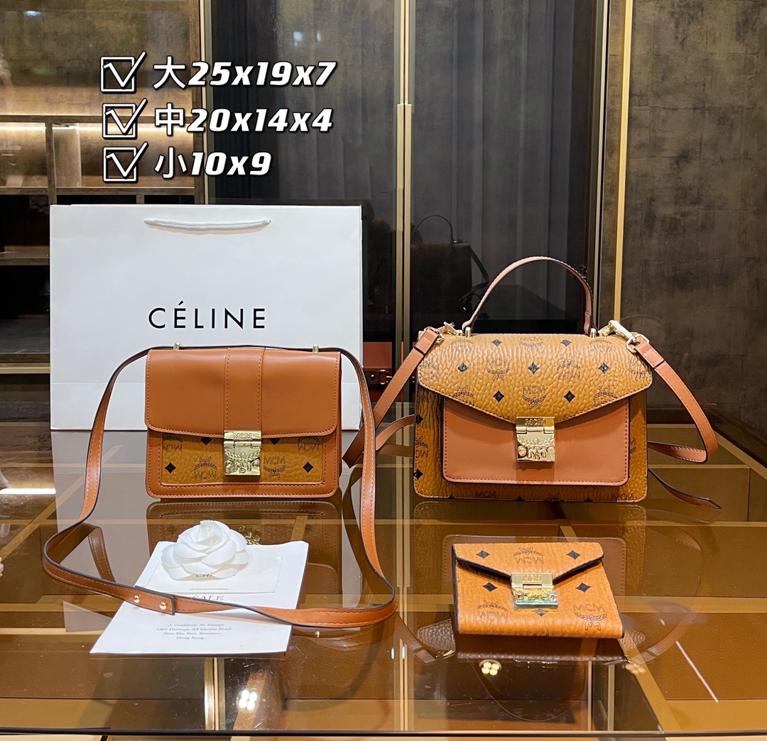 Ladies 3in1 Fashion Bags high quality