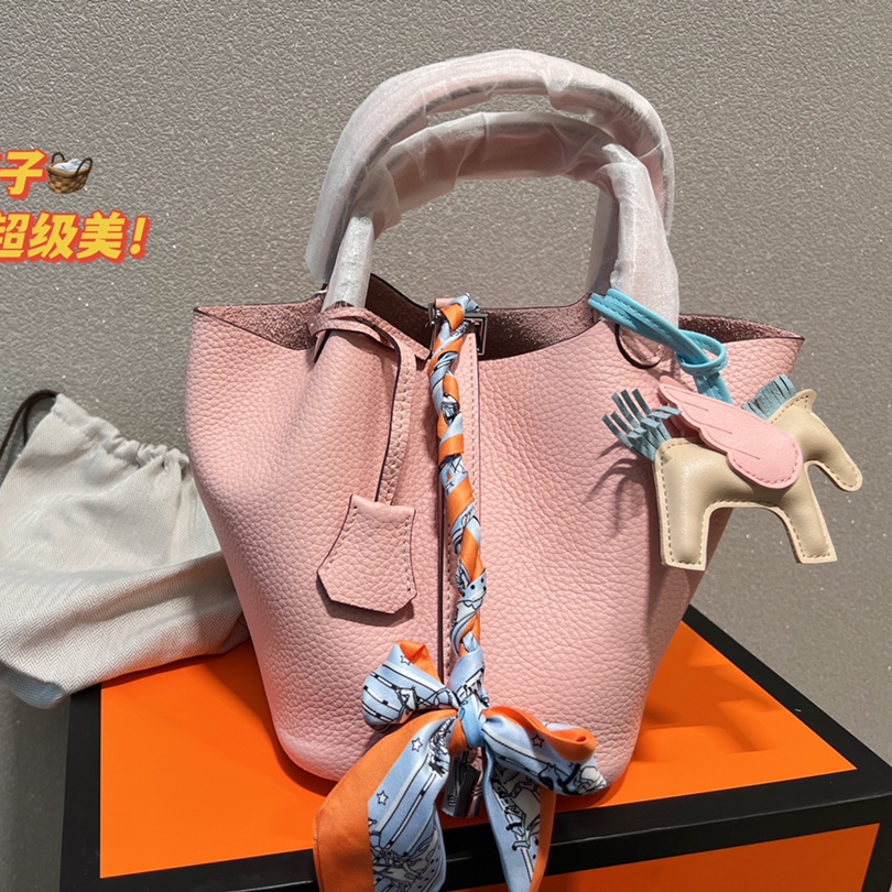 2022 New Pink Picotin Bags,size:19*17cm