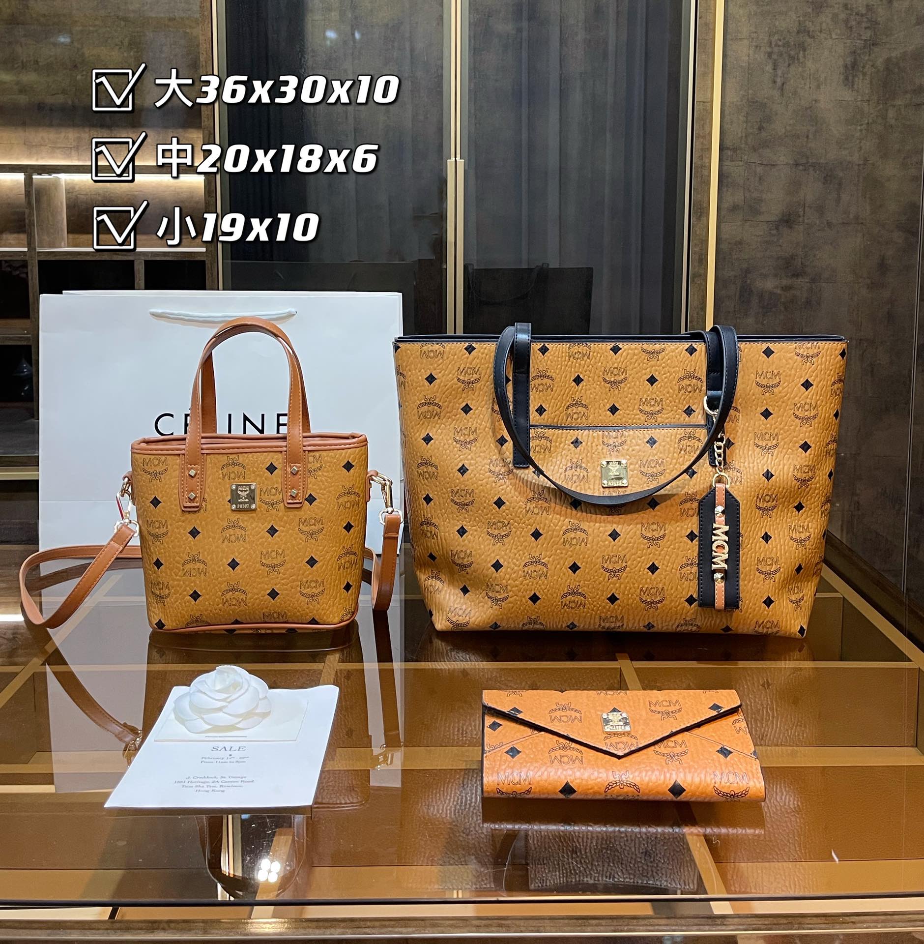 Ladies 3in1 Fashion Bags high quality