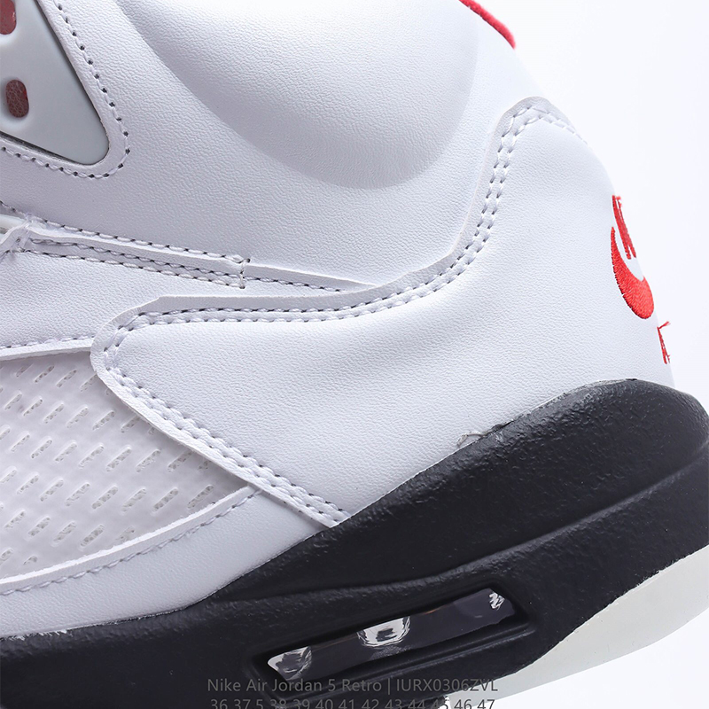 air jordan aj5 retro“fire red” Sport casual shoes Size:EU36-EU47