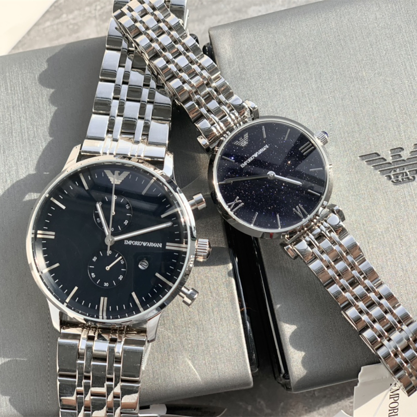 quartz watch, Couple's Watches mineral glass crystal ,Life water resistant to 30 meters