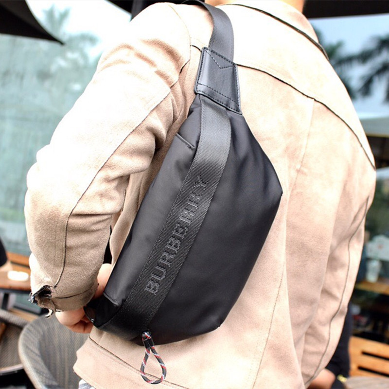 Men's Fanny Pack Chest Bag Fanny Pack Dual-use Style Size 31*7.5*16cm