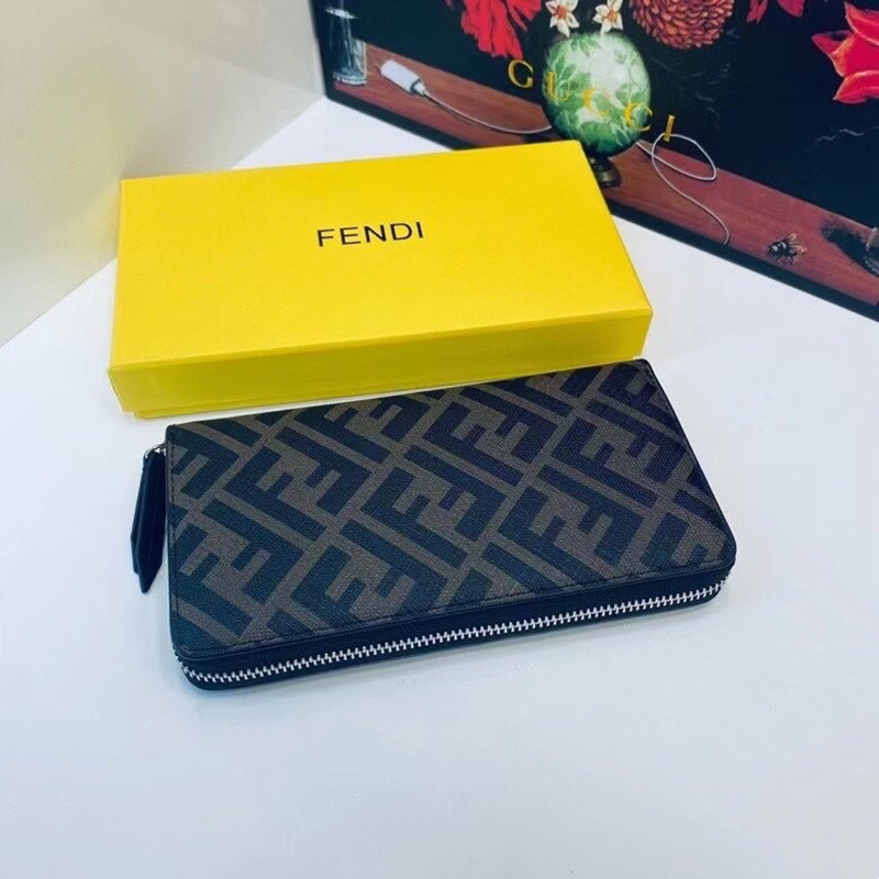 Men's Handbag Multi Card Large Capacity Black Leather Wallet Size 20 * 10cm