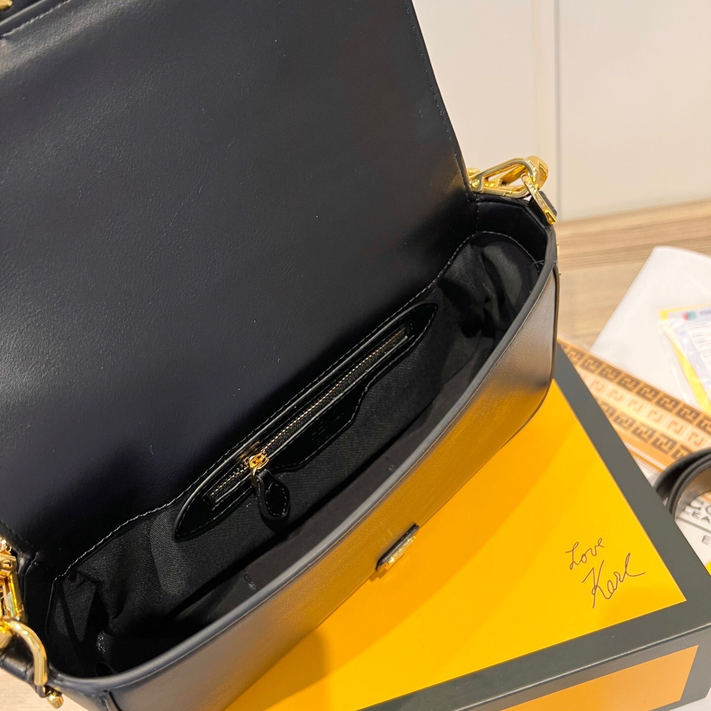 2022 New Black Bag ,size:25*5*15cm