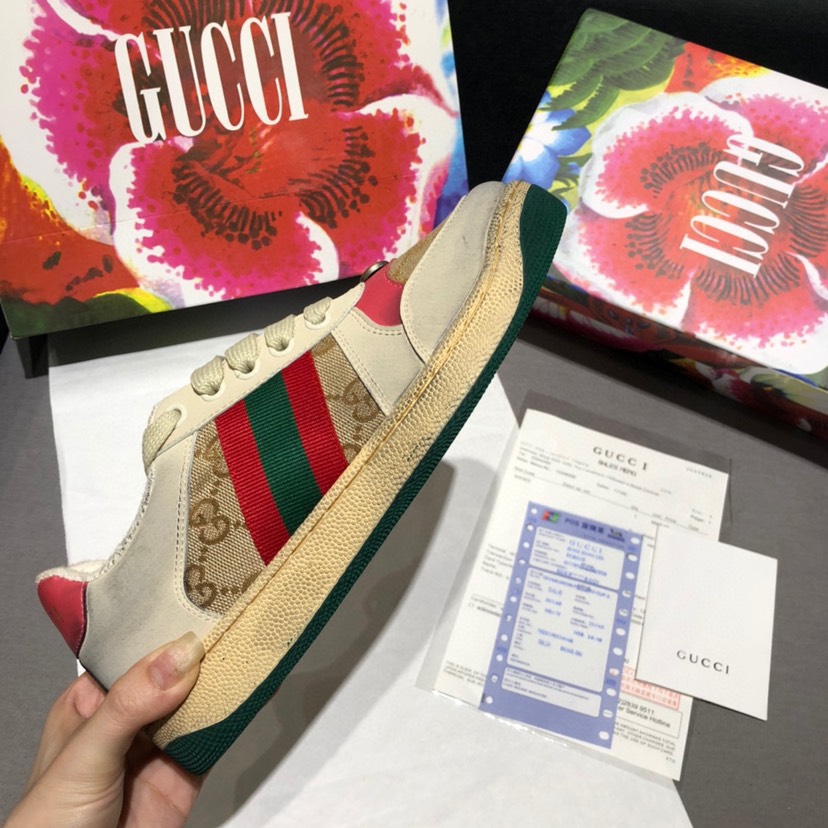 Screener Leather Sneakers Size:EU34-EU44