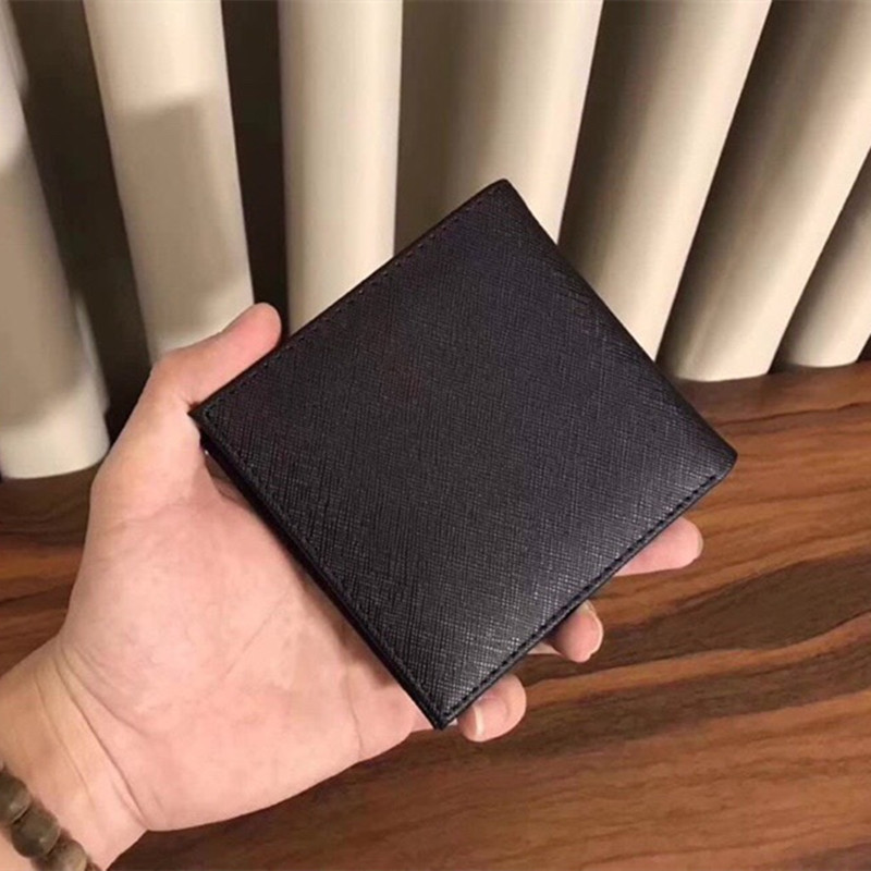 Men's Wallet Short Foldable Money Clip Size 11*9.5 cm