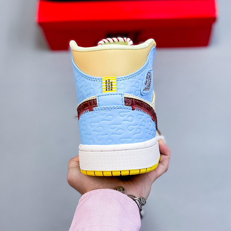 maison chateau x ai jordan 1 mid aj1 casual shoes Size:EU36-EU46