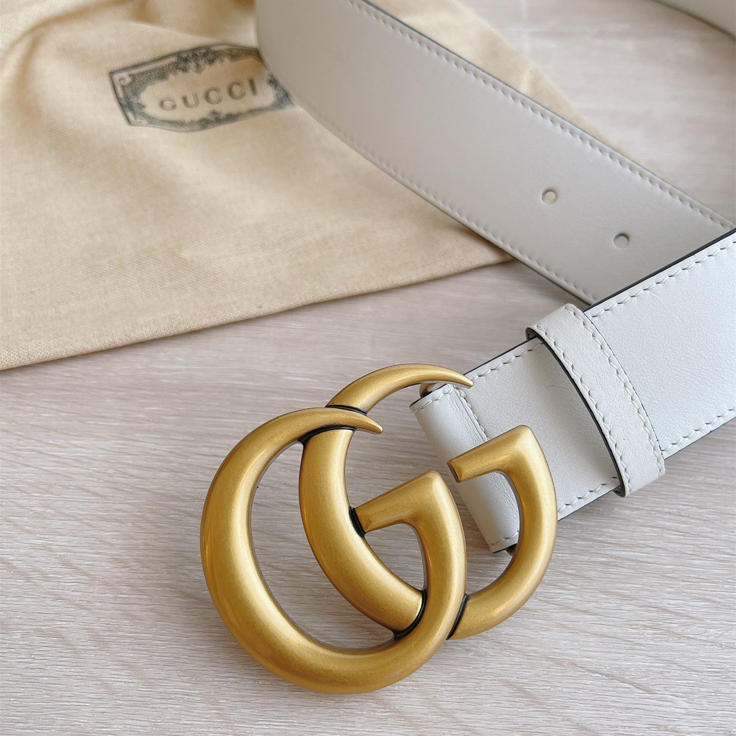 Men's Women White Belts Width:3.2cm