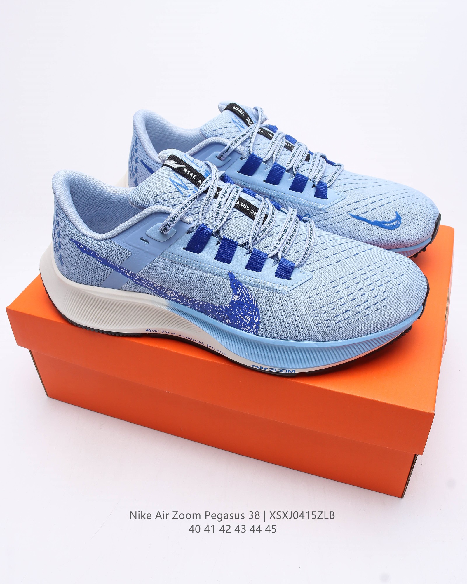 zoom pegasus 38 casual shoes Size:EU40-EU45