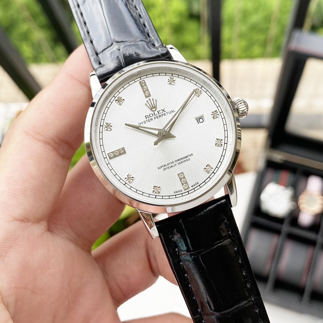 Classic Collection Couple Mechanical Watches,men40×11mm,women35×11mm