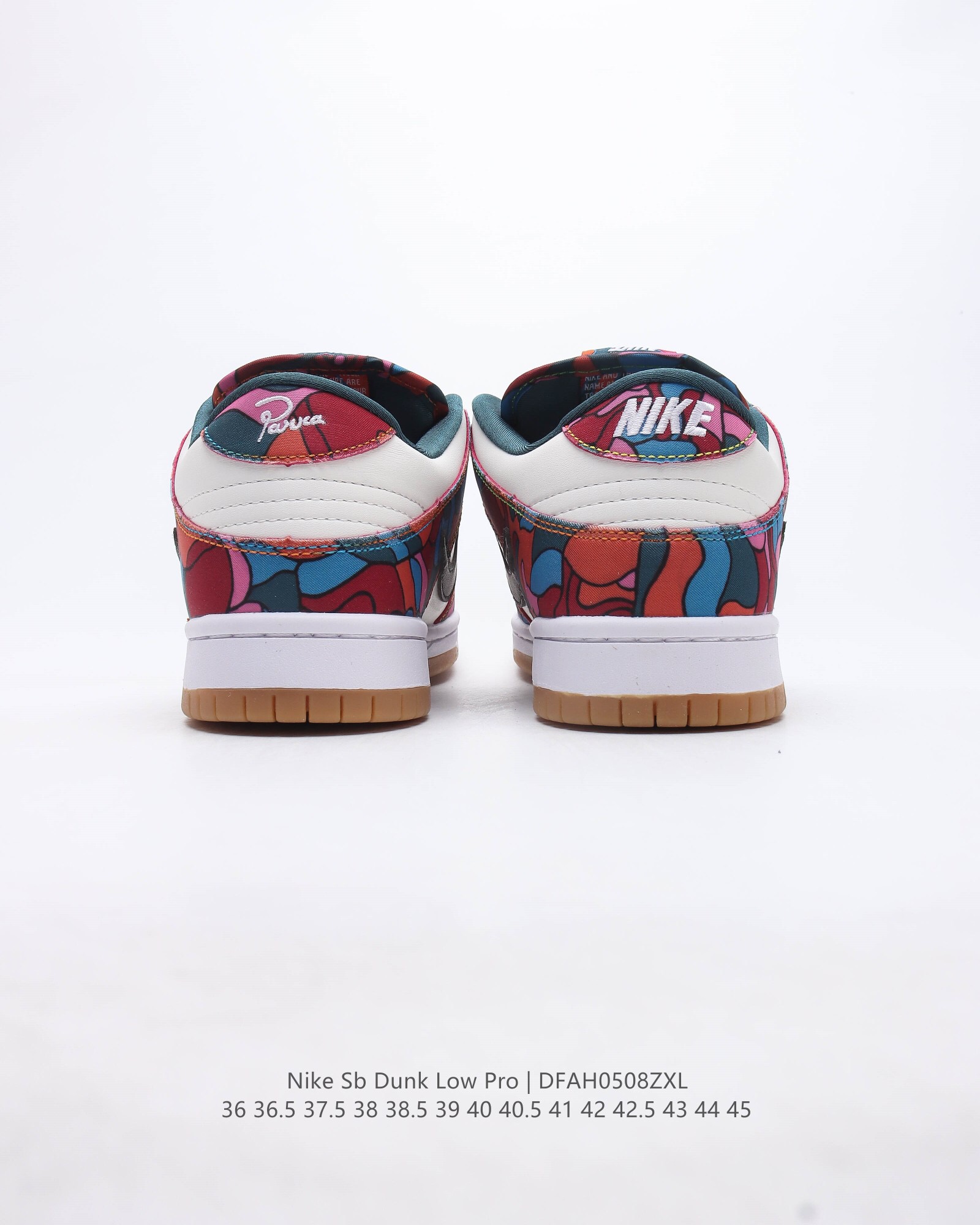 Parra sb dunk low abstract art casual shoes Size:EU36-EU45