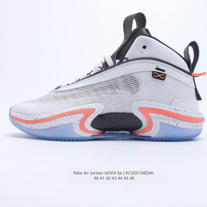 air jordan xxxvi pf cr white gold aj36 Sport casual shoes Size：EU36-EU46