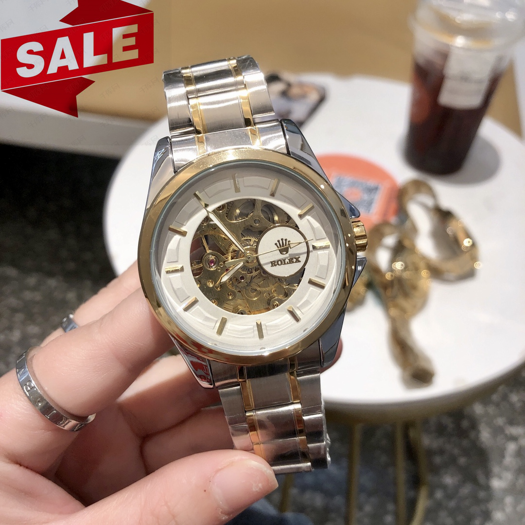 Men's 6 colors Casual Mechanical Watch, Skeleton watches ,40 mm
