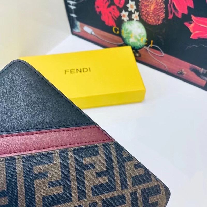 Men's Handbag Multi Card Large Capacity Black Leather Wallet Size 20 * 10cm