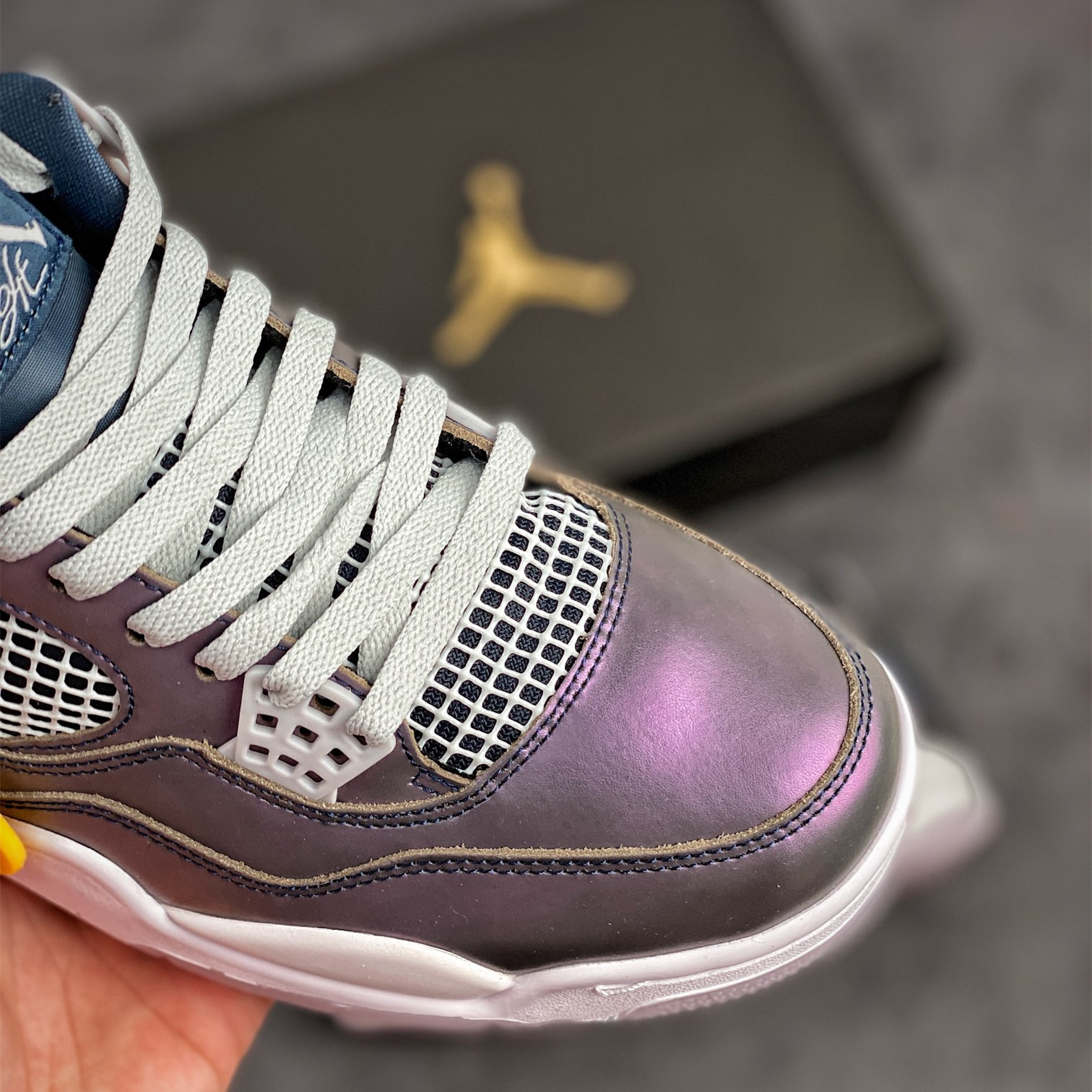 Air Jordan 4 “Monsoon Blue” Basketball Shoes Size:EU36-EU46