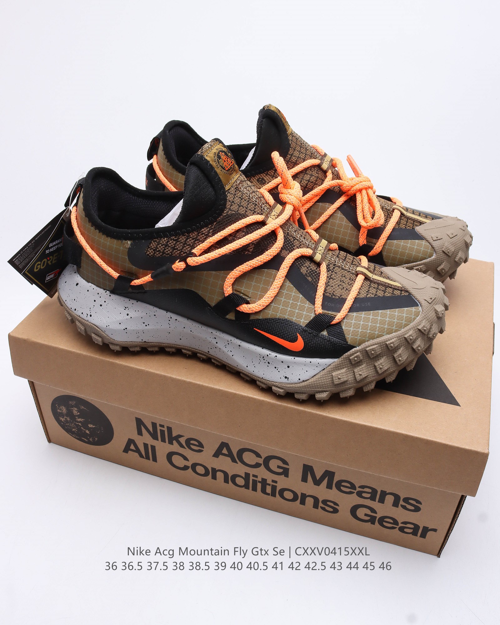 acg mountain fly low“fossil stone” casual shoes Size：EU36-EU46