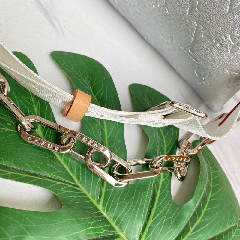 Coussin Small Bag Silver Size 26*20*12cm