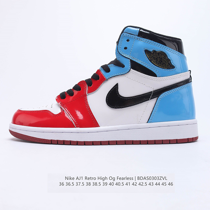 air jordan aj1 og high fearless Sport casual shoes Size：EU36-EU46
