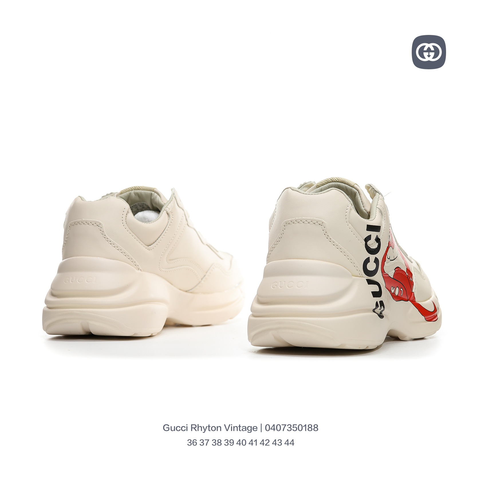 Rhyton Leather Sneakers Size:EU35-EU44