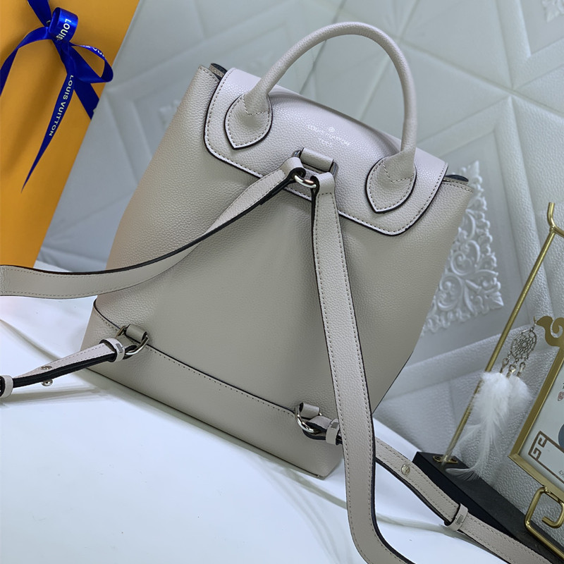 Lockme Shoulder Bag Ladies Fashion Backpack Schoolbag Grey Size 22 * 28 * 13 cm