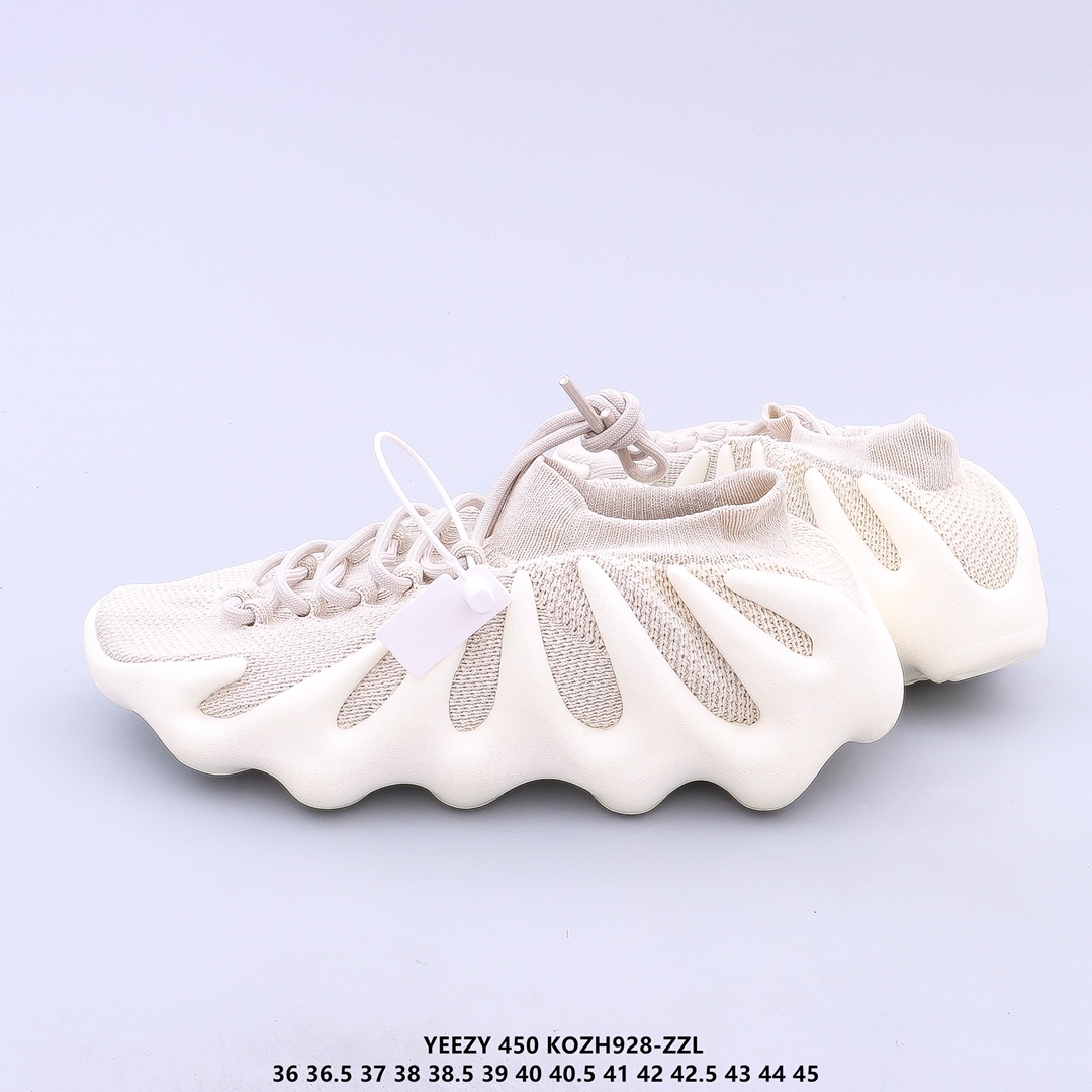 Yeezy 450 cloud white casual shoes Size:EU36-EU45