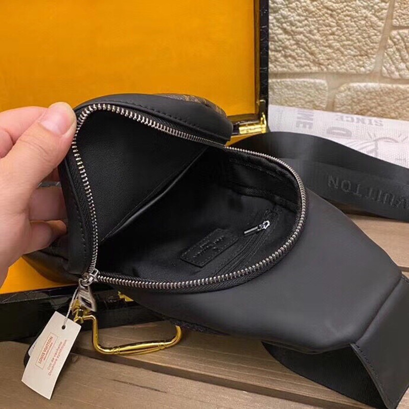 Men's Chest Bag With Headphone Jack Size 32*18*8cm