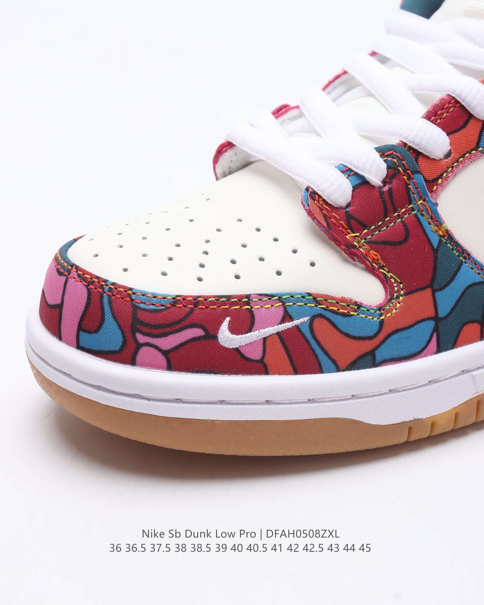 Parra sb dunk low abstract art casual shoes Size:EU36-EU45
