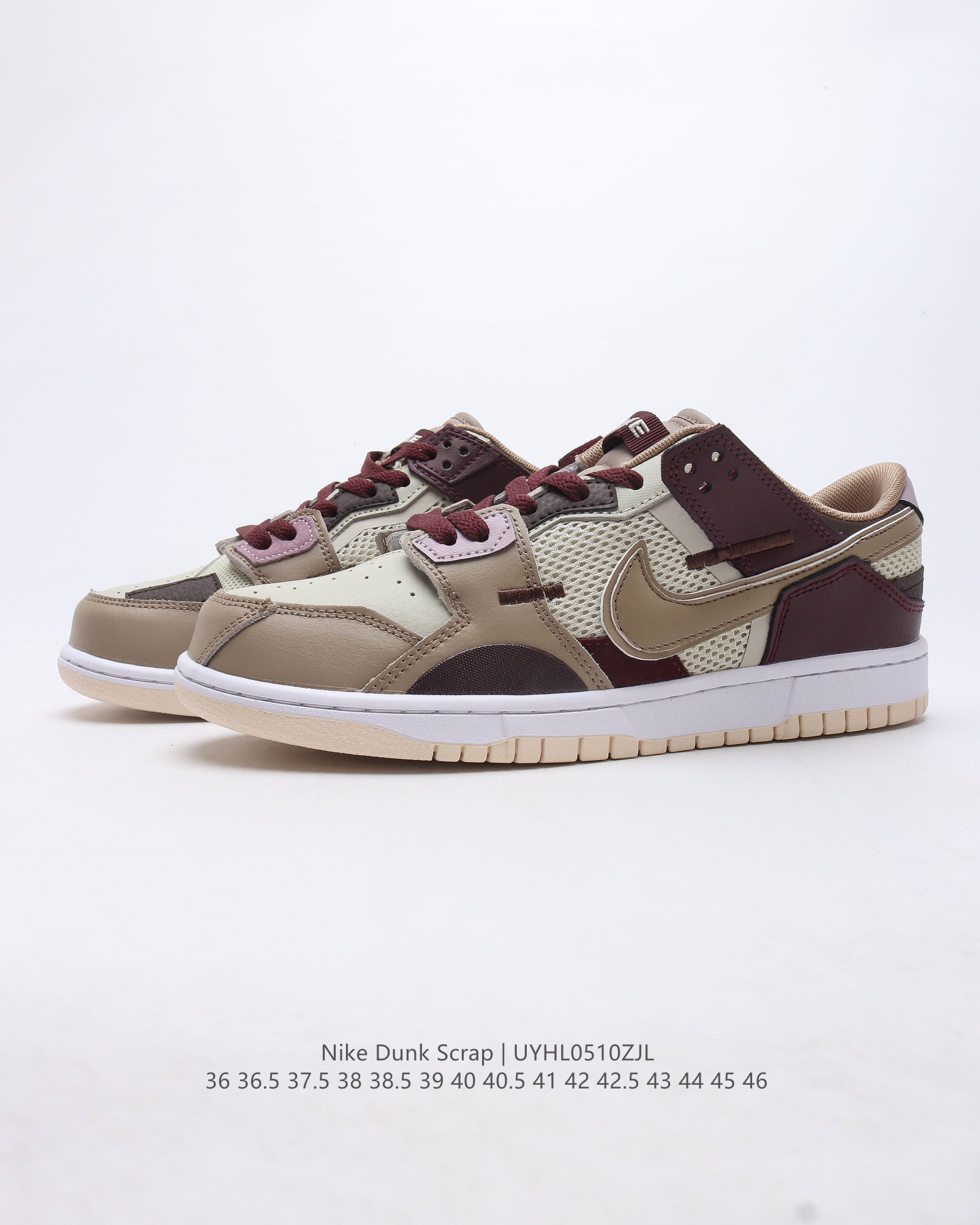 Dunk scrap  shapeless, formless, limitless  casual shoes Size:EU36-EU45