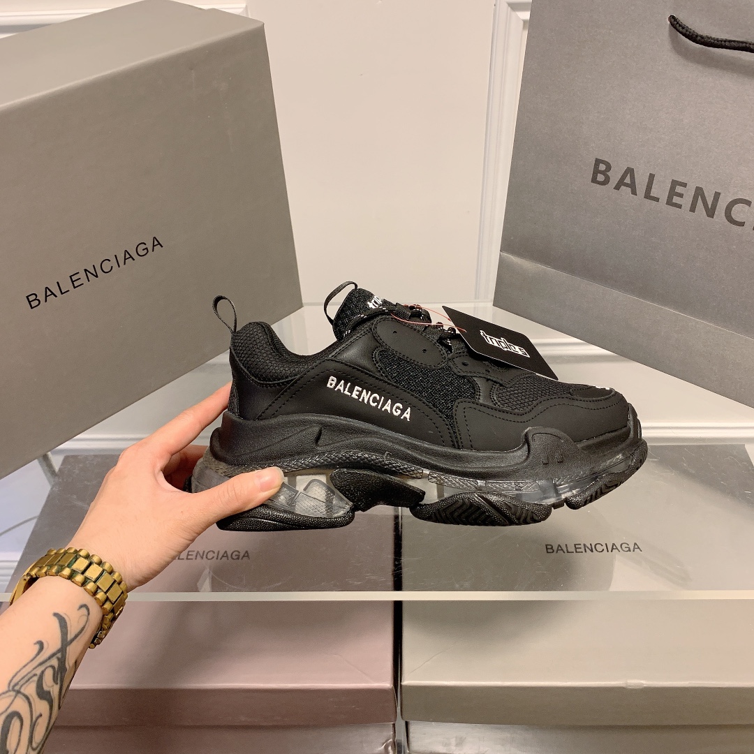 Triple S Clear Sole Women's Shoes Size:EU35-EU42