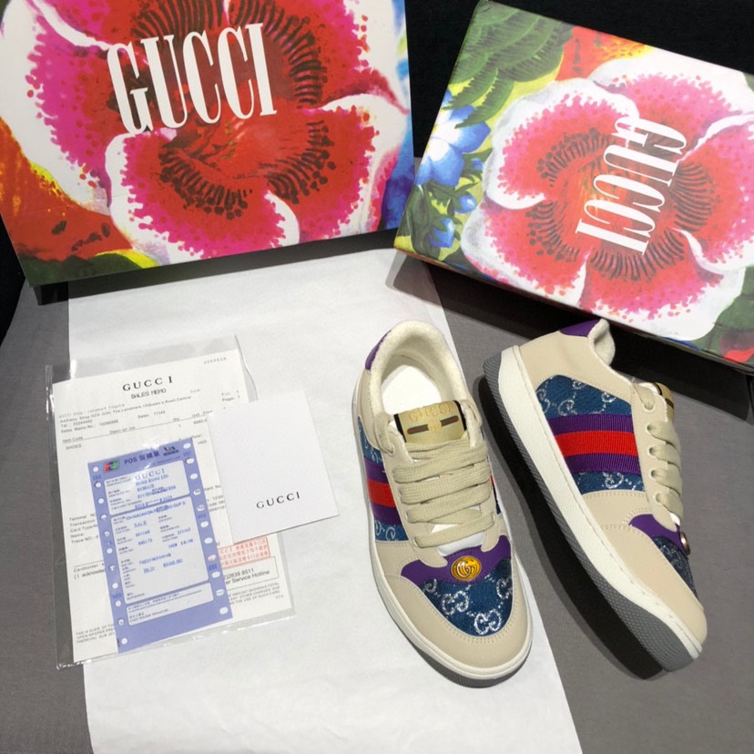 Screener Leather Sneakers Size:EU34-EU44