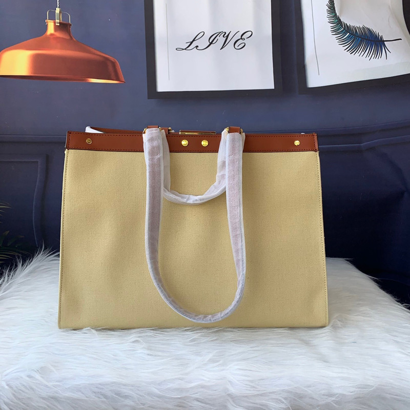 Roma Large Tote Bag Double Handles 3 Colors Size 41*29.5*16 cm