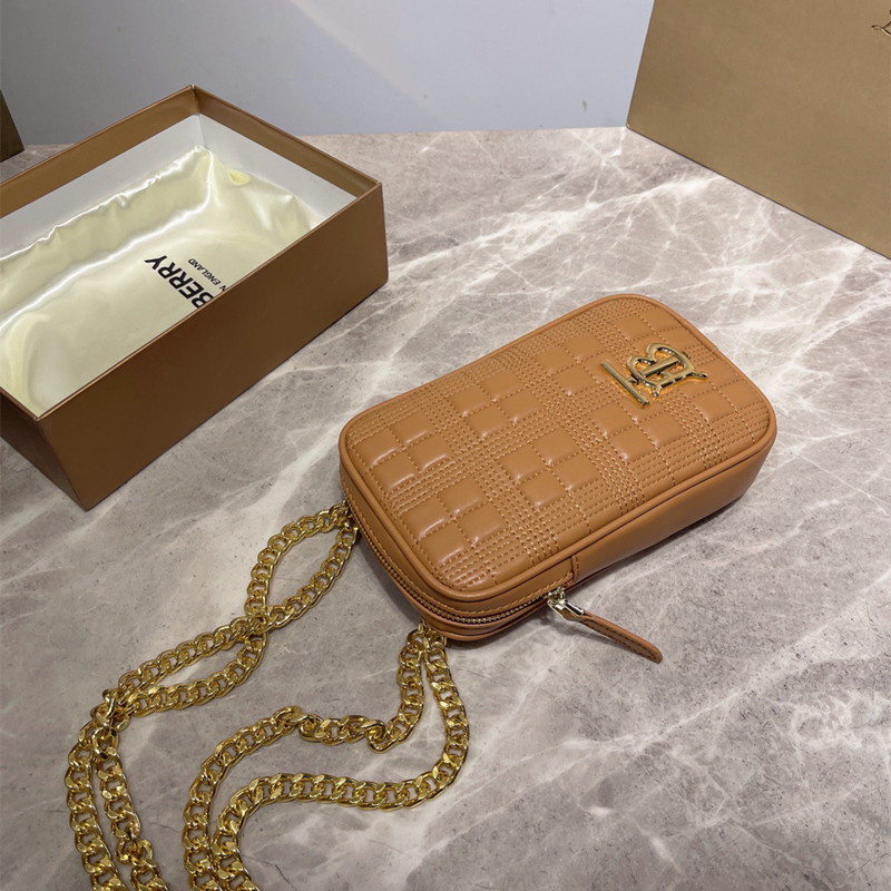 Lola Phone Bag In Quilted Lambskin Size 11 * 3 *19 cmcm