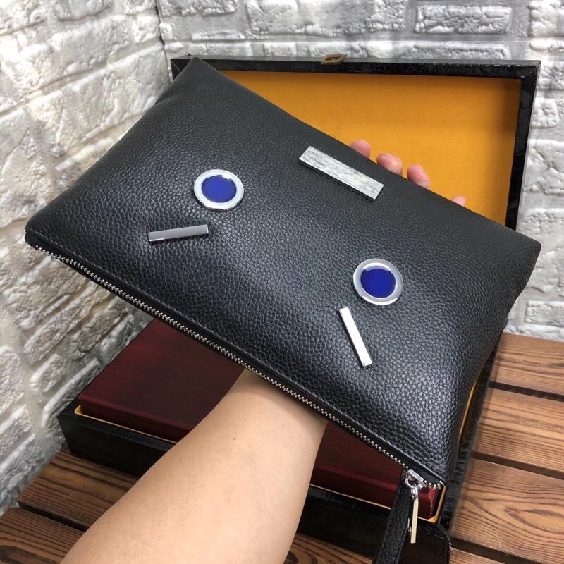 Double Eye Men's Wallet Handbag Size 28*19*3 cm