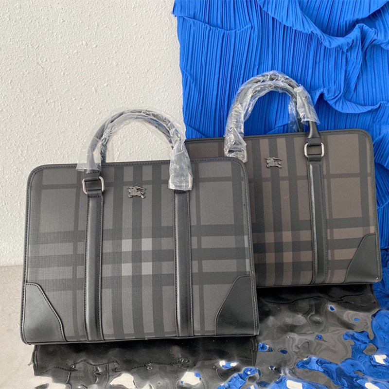 Men's Briefcase Plaid Bag Size 37 * 29cm