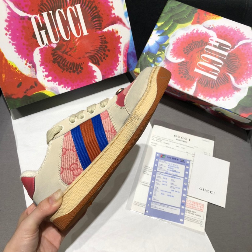 Screener Leather Sneakers Size:EU34-EU44