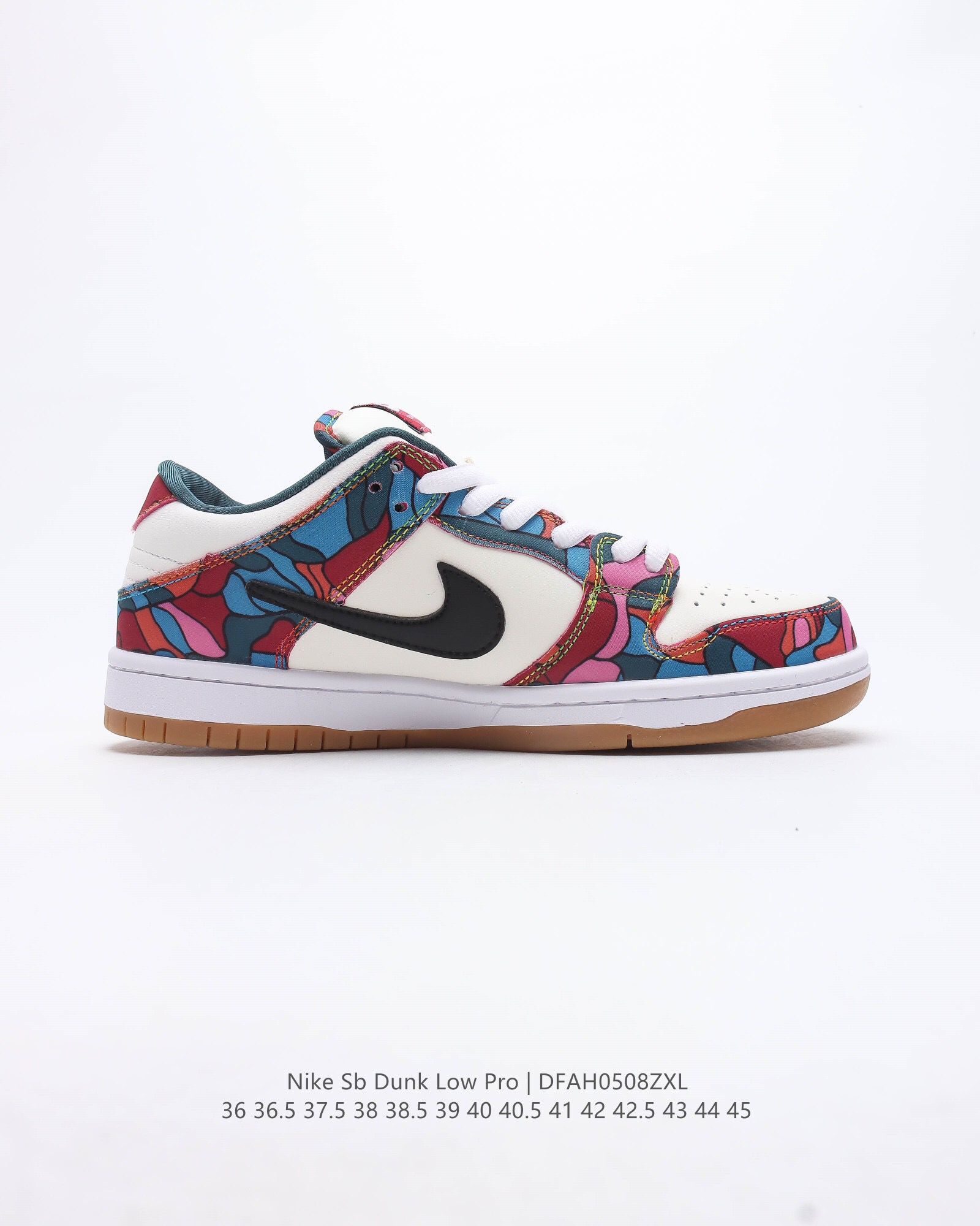 Parra sb dunk low abstract art casual shoes Size:EU36-EU45