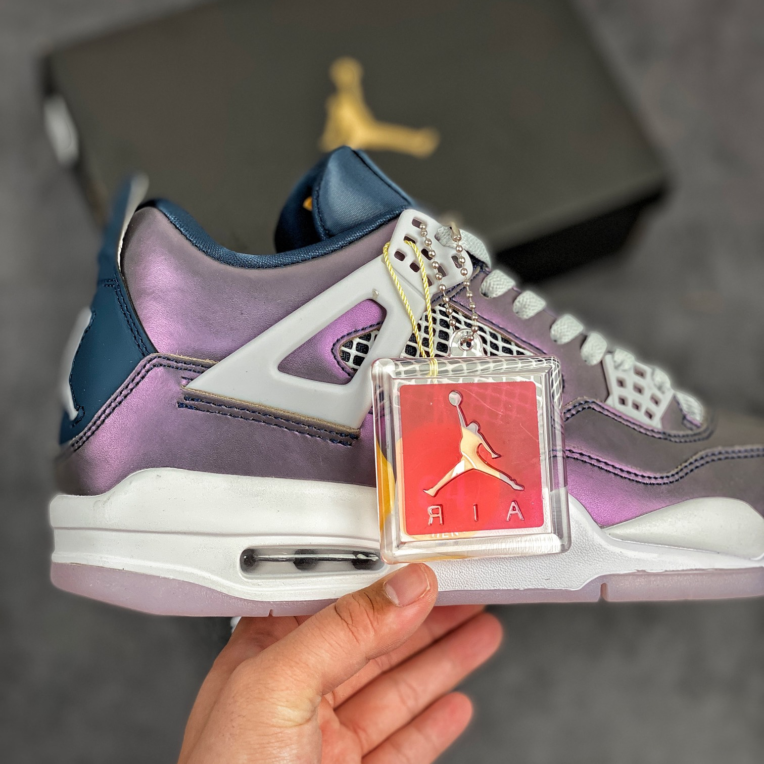 Air Jordan 4 “Monsoon Blue” Basketball Shoes Size:EU36-EU46