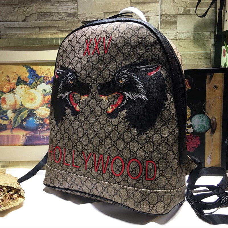 Canvas Backpack Men's Shoulder Backpack Size 31.5*41*14.5cm