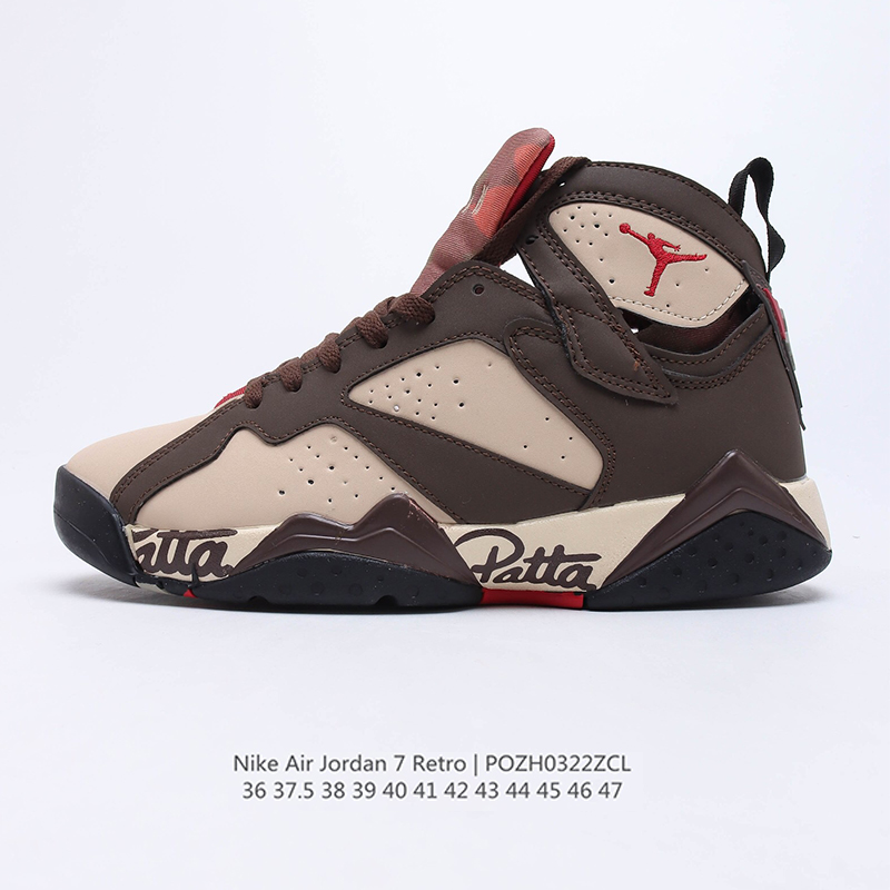 patta jordan 7 retro shimmer casual shoes Size：EU36-EU47