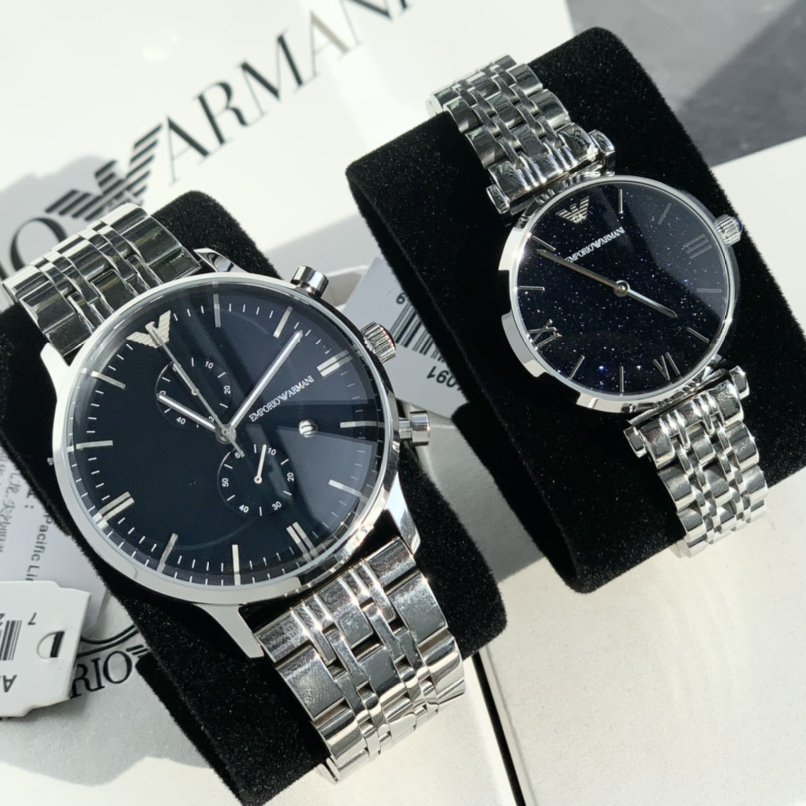 quartz watch, Couple's Watches mineral glass crystal ,Life water resistant to 30 meters