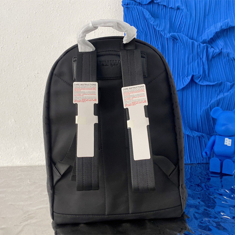 Men's bag Jacquard Canvas Backpack Unisex School Bag