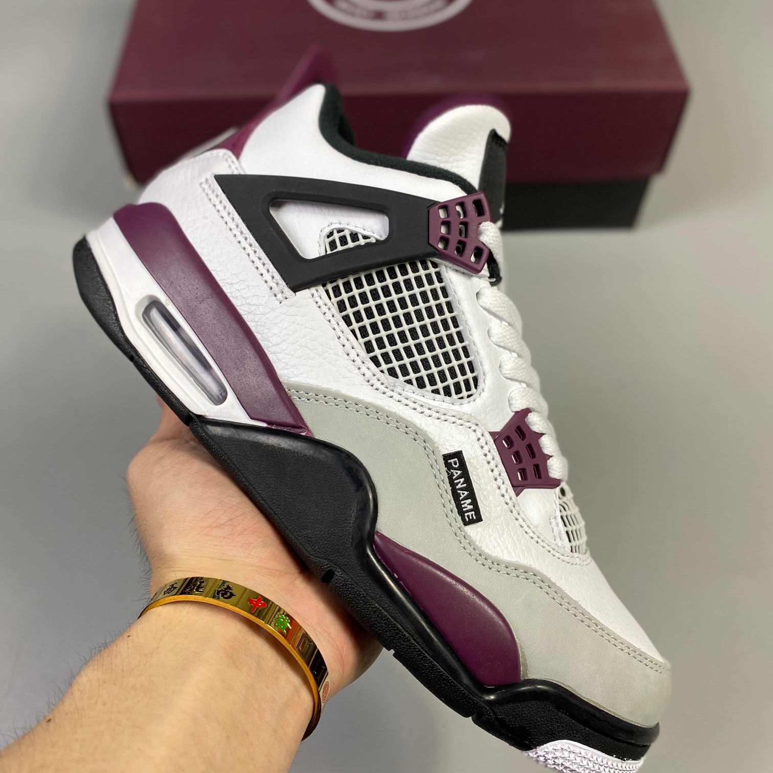 Air Jordan 4 Retro 'PSG'(GS) Paris Saint-Germain Basketball Shoes Size:EU36-EU47