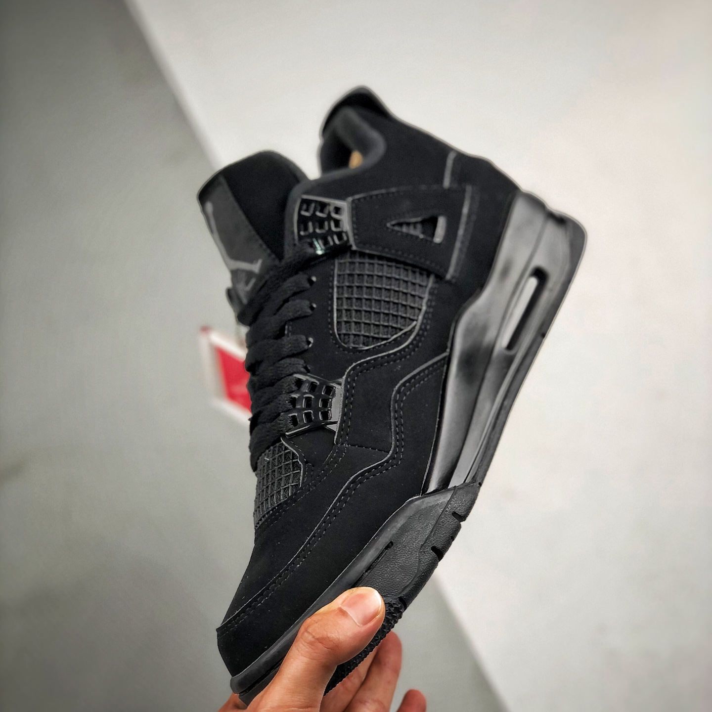 Air Jordan 4 “Black Cat” Basketball Shoes Size:EU36-EU47